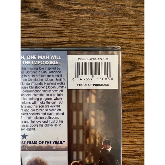 The Pursuit Of Happyness Widescreen DVD Will Smith Movie Comedy Drama Sealed New - Picture 2 of 4